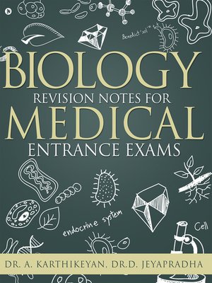 cover image of Biology Revision Notes For Medical Entrance Exams